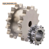 Zweifach-Scheiben für zwei Einfach-Ketten