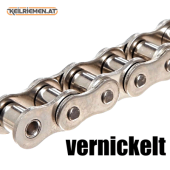 Vernickelte Rollenketten