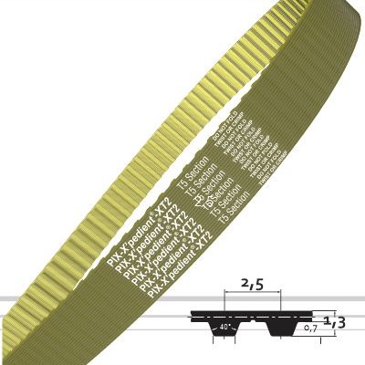 Profil T2.5 Zahnriemen T2.5/950%MEP 1