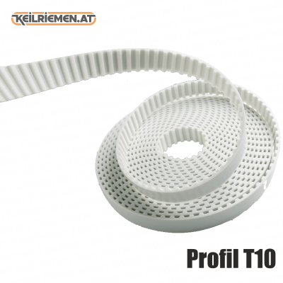 PU Meterware Profil T10 Zahnriemen T10/150foly%MEL 0