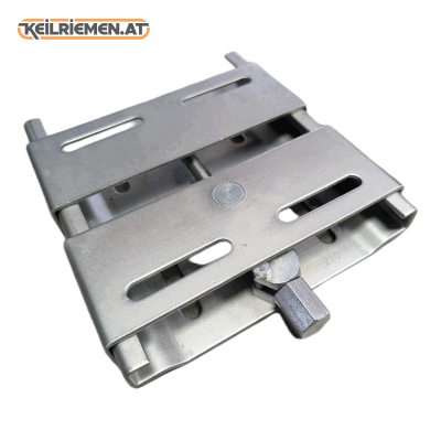 Motorspannschlitten mit geteilter Platte 1