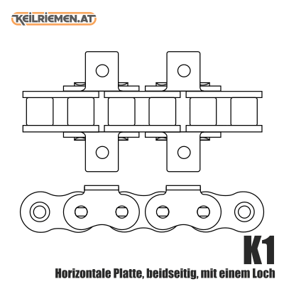 Laschenketten K1 Ausführung 1