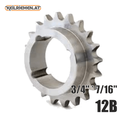 12B Kettenräder Für Taper Buchsen LK12B-1/22-2517 0