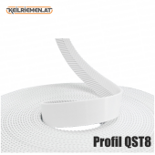 PU Meterware Profil QST8 Zahnriemen