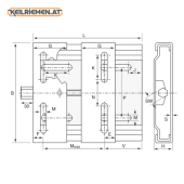 Motorspannschlitten mit geteilter Platte 4