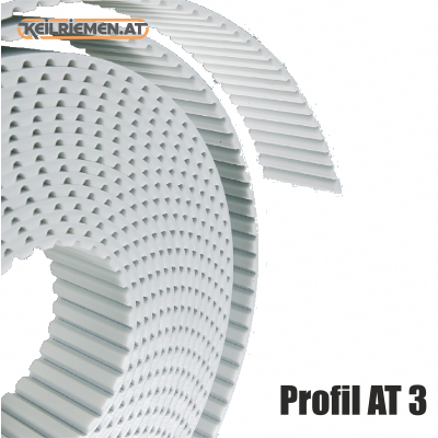 PU Meterware Profil AT3 Zahnriemen AT3/20foly%MEL 0