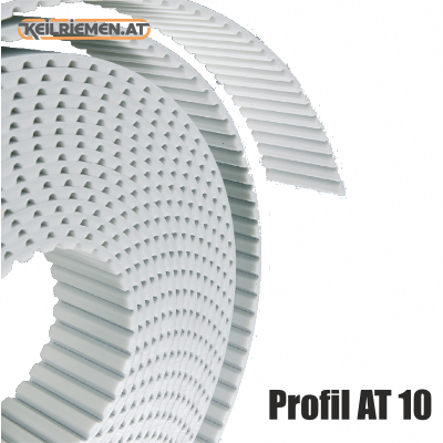 PU Meterware Profil AT10 Zahnriemen AT10/75foly%MEL 0